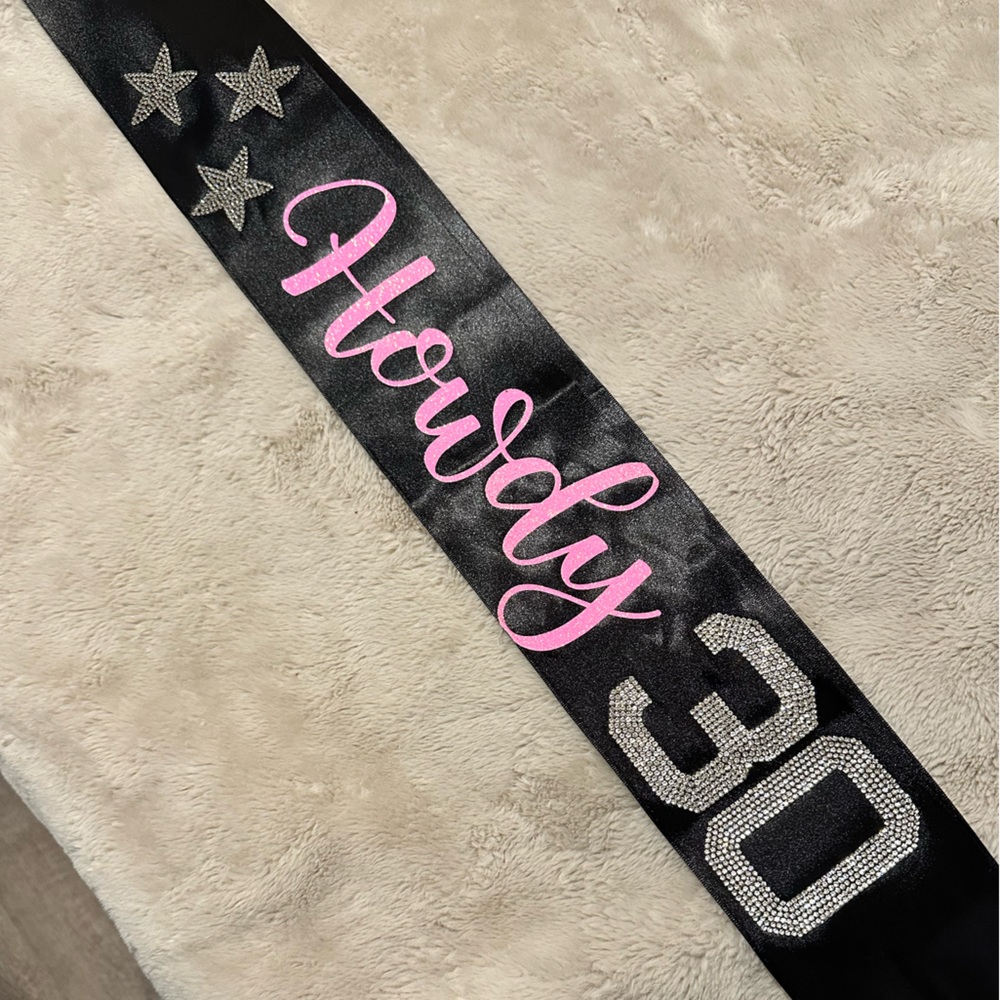 Birthday Sash